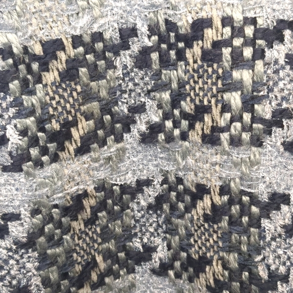 Blue and Black Dress with Sheer Top and Plaid Skirt for Anthropologie - Picture 4 of 7